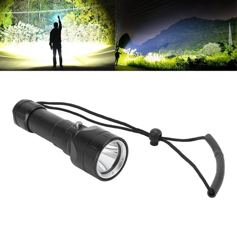 Waterproof Flashlight for Diving 5000LM P50 4 Lamp Beads 3