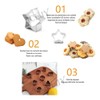 juego de 28 moldes para pan y galletas formas de