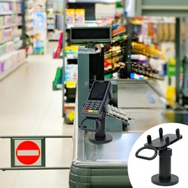 Universally - Soporte para terminales de tarjeta de crédito con abrazadera ajustable para dispositivo de 70 a 100 mm de ancho