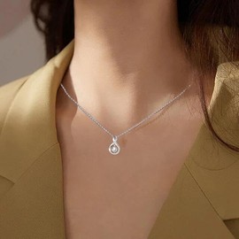 wynn's Gifts for Women, Sweetheart, Daughter, Mother, Grandma, Sister, Best Friends, Infinity Chain Gifts, Daughter, Mother, Best Birthday, Christmas, Mother's Day, Graduation, Cubic Zirconia