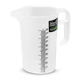 Bainbridge Fluid and Chemical Measuring Jug, 500 ml Capacity,White