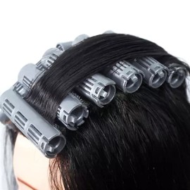 헤어 셀프 파마롤 파마 원터치 클립 롯드 뿌리펌 세트 [02파마롯드set-2cm] Hair Self Perm Roll Perm One-Touch Clip Rod Root Perm Set [02 Perm Rod Set - 2cm]