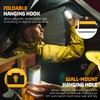 Favorlite 2 Pack 40W 1600LM LED Work Light, Rechargeable Portable