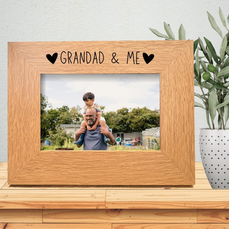 Second Ave Oak 6x4 Landscape Picture Photo Frame Grandad &