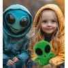 DolliBu Snug Mooshies Green Alien Stuffed Doll - Space Super