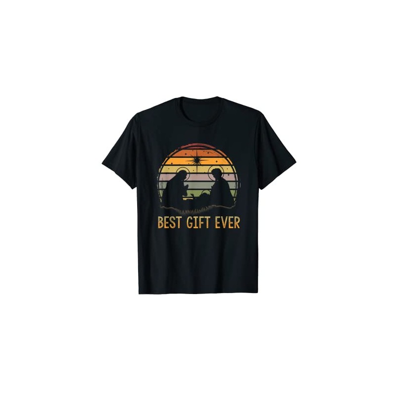 Best-Gift Ever Christmas Cool Jesus Nativity Scene Christian T-Shirt