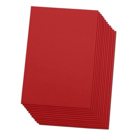 Red Eva Foam Sheets, 2mm Thick, 6 x 9 Inch, Handicraft Foam Paper for Arts and Crafts, by Ader Products - 12 Sheets