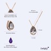 LuckyLy Collares para Mujer Oro Rosa 18K Plata Zirconia Cúbica