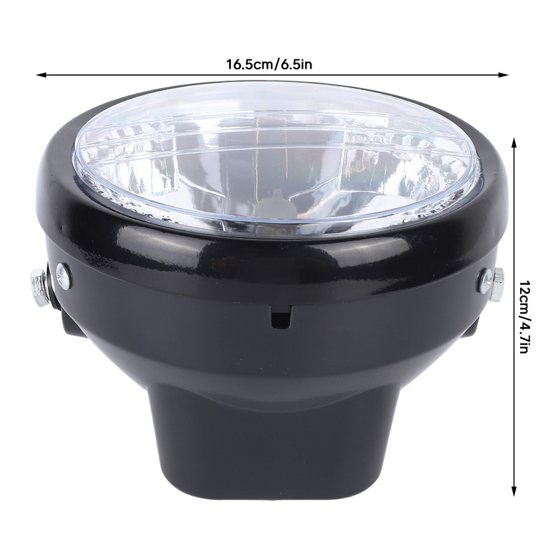 Motorcycle Headlight Universal Rugged LED 7 Inch Headlamp Bulb Day