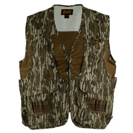 Gamehide Camo Front Loading Upland Dove Hunting Vest With Camo Back (Original Bottomland, X-Large)