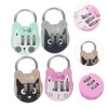 Operitacx Pack of 4 Cat Shape Code Lock Cartoon Combination
