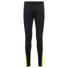 GOREWEAR R3 Thermo Tights, Black/Neon Yellow, M