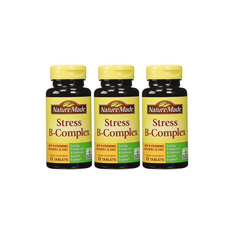 Nature Made Stress B Complex W Zinc Size 75ct (Pack