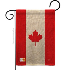 Nationality Canada Garden Flag Regional Nation International World Country Particular Area Small Decorative Gift Yard House Banner Double-Sided Made in USA 13 X 18.5