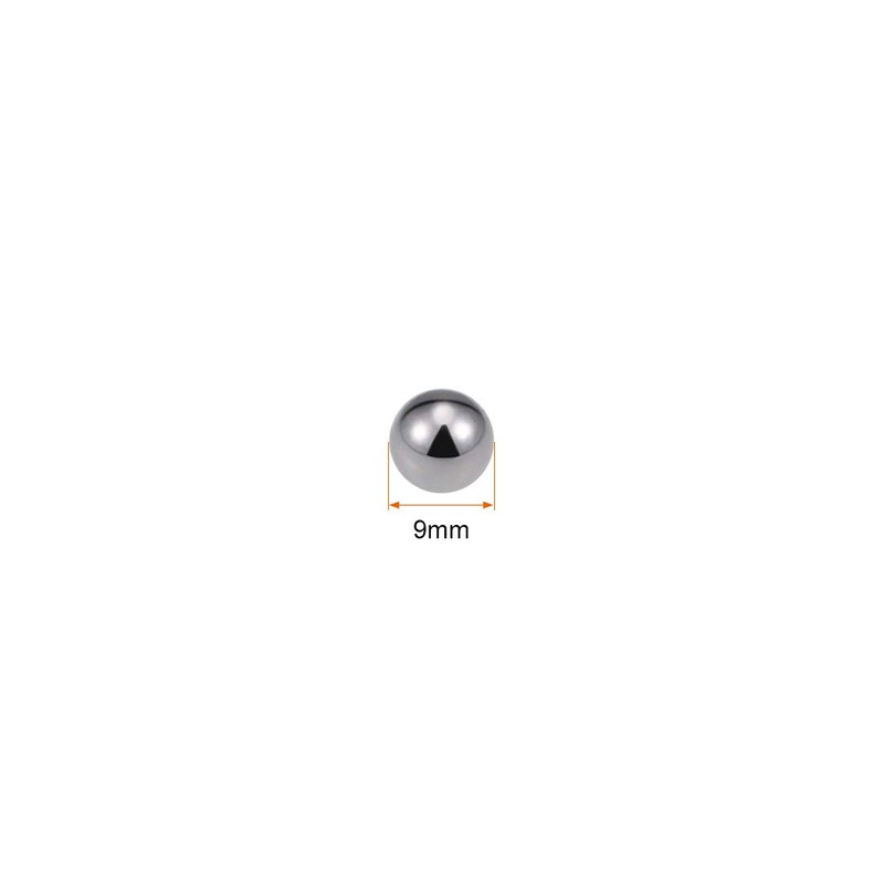 sourcing map Bearing Balls Carbon Steel Precision Balls 9 mm