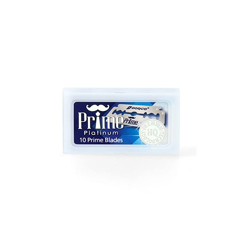 DORCO - Cuchillas de afeitar Prime de doble filo, 100