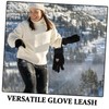 BESPORTBLE 10pcs Elastic Glove Leash Wrist Strap for Skiing and
