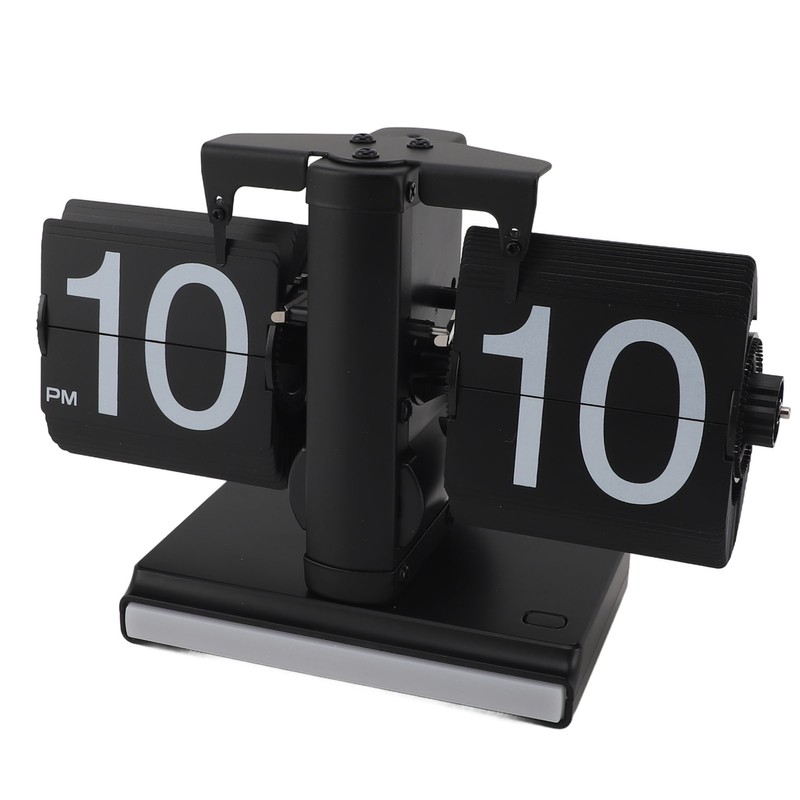 Retro Digital Flip Down Clock Battery Powered Flip Desk Clock