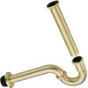Segistan Bathroom Basin Sink U Shape Trap, Brass Core Adjustable