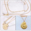 TOVINANNA Charm Necklace Shell Pendant Jewelry for Women Unique Necklace