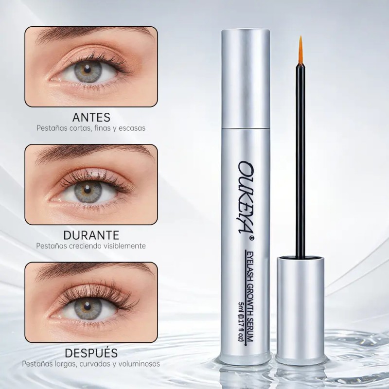 Sérum Oukeya Para Cejas Y Pestañas, Fortalecedor 5 Ml