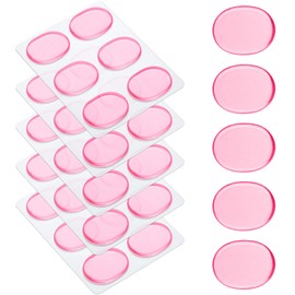 Fiada 30 Pieces Drum Dampeners Gels Silicone Gel Pads Soft Drum Dampeners for Drums Cymbals Tone Control(Red)