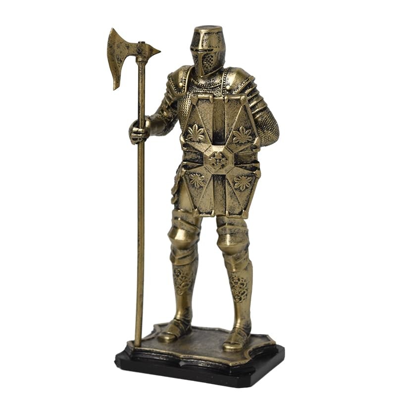 Will Art Museum Knight Statue-A (dorado)