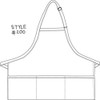 DayStar Apparel 200 Three Pocket Bib Apron, Sage