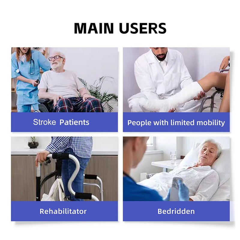 Leg Resistance Band Rehabilitation Training Stretcher for Bedridden Seniors Paralyzed