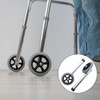 IWOWHERO 2pcs Adjustable Walker Wheels Lightweight Wheel Casters for Folding