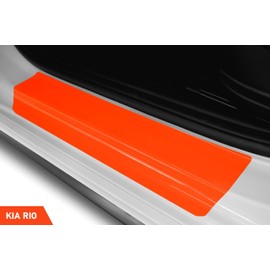 Luxshield Car Door Sill Protector for Kia Rio 4 (IV) YB I 2017-2024 - Protective Film Car Door Accessories Trim Paint Protection Film Transparent