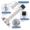Misuyue Wall Door Stop, Stainless Steel, 10.5 cm, Heavy Duty