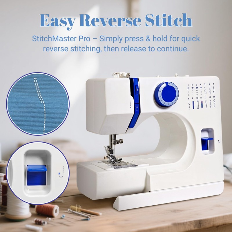 Lastempa All-in-One Sewing Machine for Beginners, Easy to Use Dual
