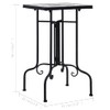 ZJMTOCYU Elegant Mosaic Side Table for Outdoor Spaces, Gardens and