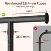 HYSEYY Clothes Rack, Clothing Rack for Hanging Clothes, Rolling Garment