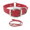 Regal Dog Products Large Red Waterproof Dog Collar and Leash