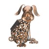 Smart Metal Scroll Dog Solar Garden Light
