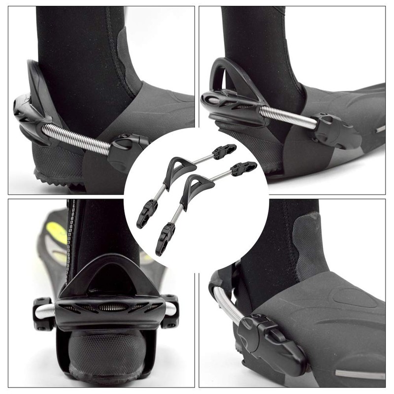 Kisbeibi Diving Fin Strap 1pair Rustproof Durable Quick Release Heel