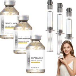 3PCS Deep Collagen Anti Wrinkle Cream In Serum,Crema antiarrugas con colágeno profundo en sérum,Anti Aging,Face Tightening,Korean Deep Collagen Peptides Face Peptide Serum 1.7fl oz/50ml (3PCS)
