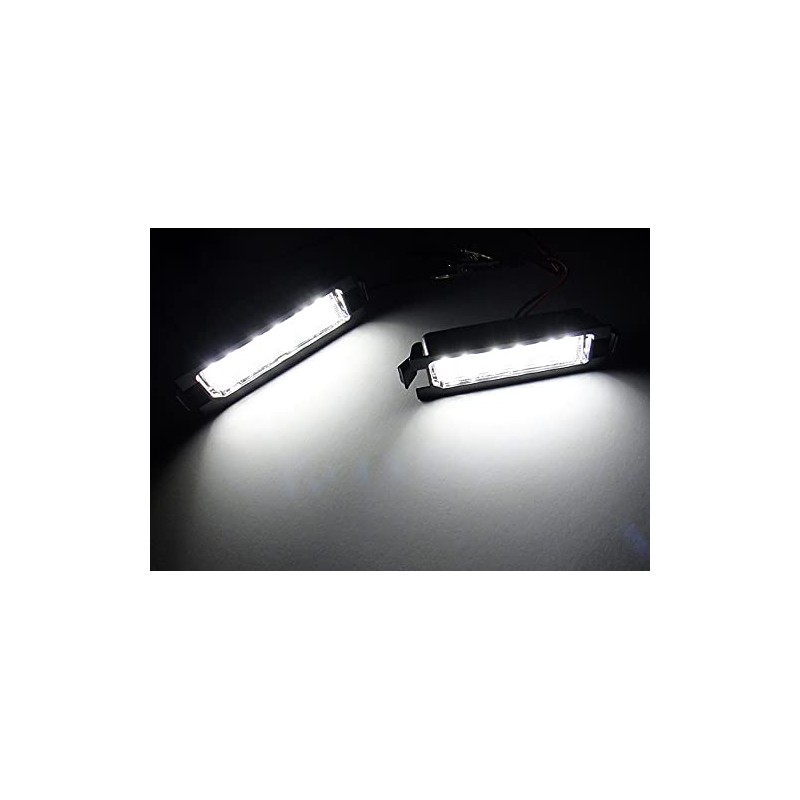 2x LED Licence Number Plate Light White Canbus For Genesis