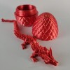 Cinderwing Red Articulated 12" Crystal Dragon & Egg Fidget/Sensory Toy,
