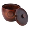VIFERR Sugar Bowl Wooden Spice Box Salt Container with Lid