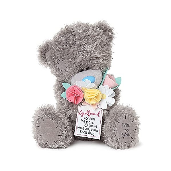 Me To You APD01006 Signature Collection Girlfriend Tatty Teddy, Blue,grey