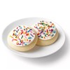 Frosted Sugar Cookies - White - 13.5oz/10ct - FrostyDelights Sugar
