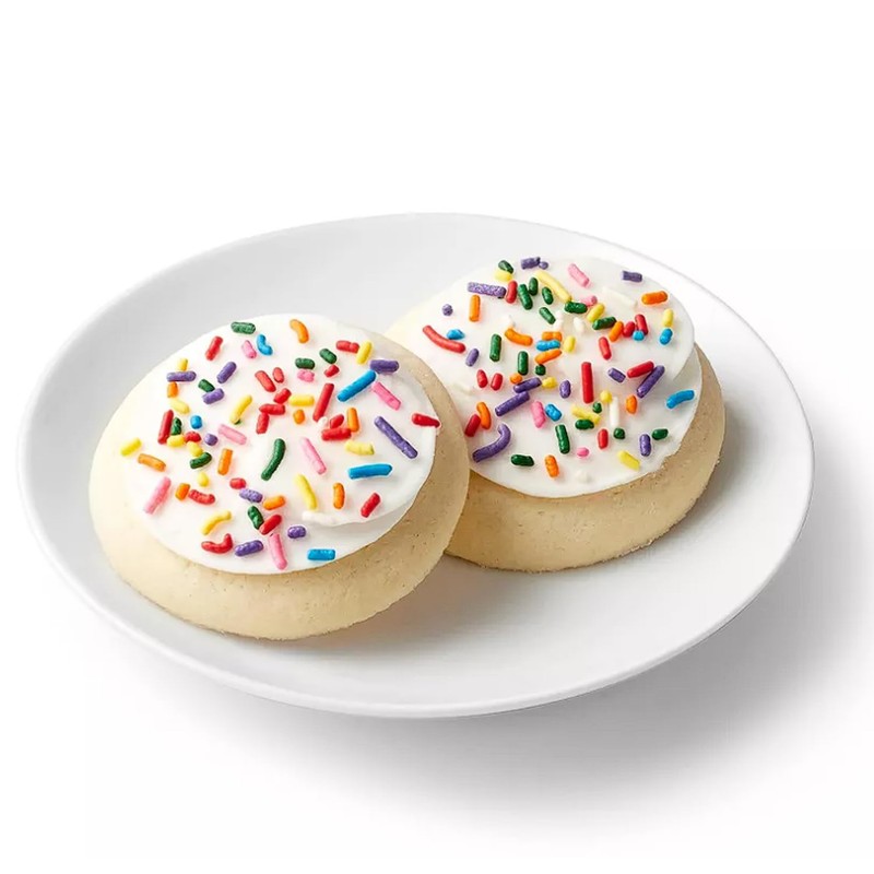 Frosted Sugar Cookies - White - 13.5oz/10ct - FrostyDelights Sugar