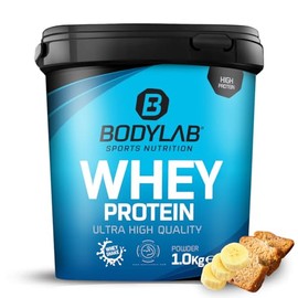 Bodylab24 Whey Protein Pulver, Bananenbrot, 1kg