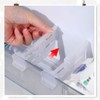 DUOHERESHUI Pack of 16 Plastic Drawer Separators, Fridge Drawer Dividers,