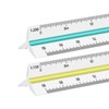 Architectural Ruler, Plastic Ruler, Triangular Scale Ruler for Architects and