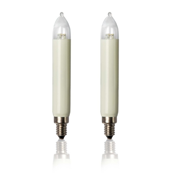 Hellum Replacement Shaft Candles for Indoor and Outdoor String Lights
