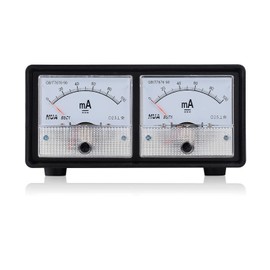 Nobsound 8-Pin Dual Bias Current Probes Tester Meter for EL34 KT88 6L6 6V6 6550 Vacuum Tube Amp Amplifier (2*Meter + 2*CT1-C, Cathode Current PRO Version)